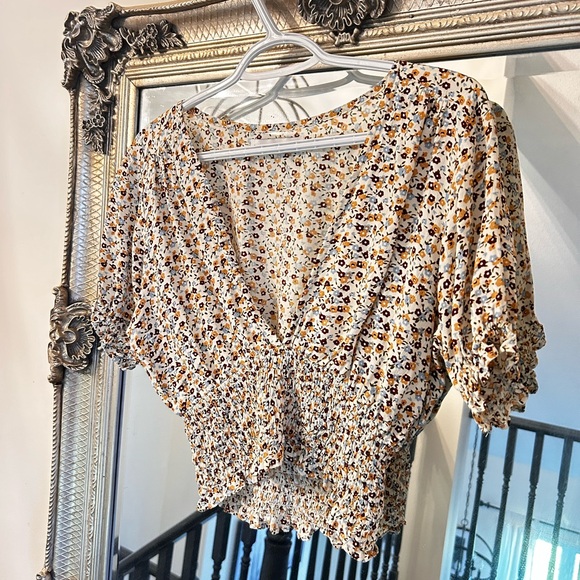 ☀️Faithfull the Brand S
First Light Top in Off White & Chestnut Aurelia - Picture 3 of 3